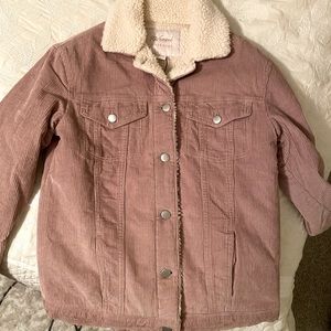Corduroy winter jacket